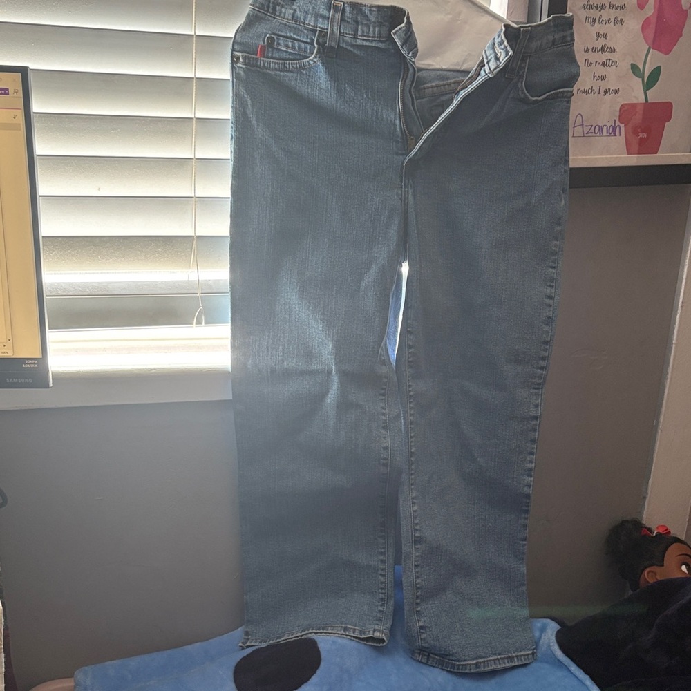 NYDJ Men's Straight-Leg Jeans in Medium Blue Wash